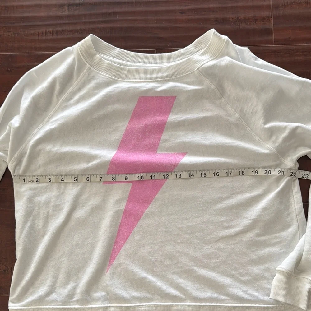 Recycled Karma AC/DC Bolt Rock Out Sweatshirt, Oversized, Like New! - Picture 7 of 11